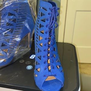 Blue heels